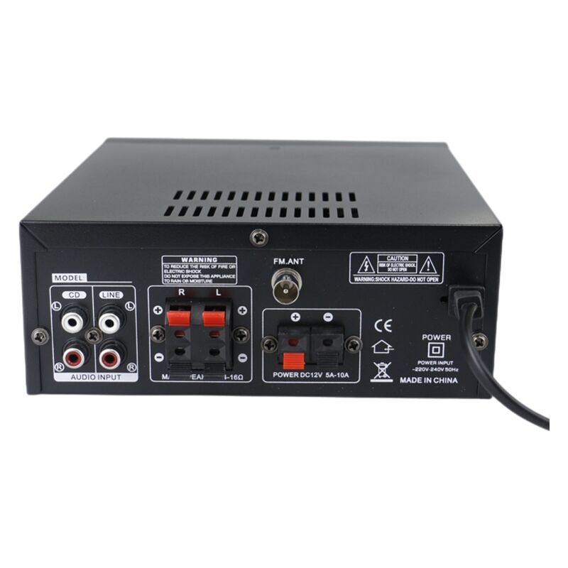 Lifcausal - Lecteur audio numérique KS33BT Amplificateur de puissance bt Écran lcd Amplificateur bt Amplificateur Haut-parleur avec télécommande pour