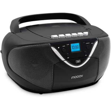 Lecteur CD Cassette MP3 avec lecteur cassette, FM, entrée audio