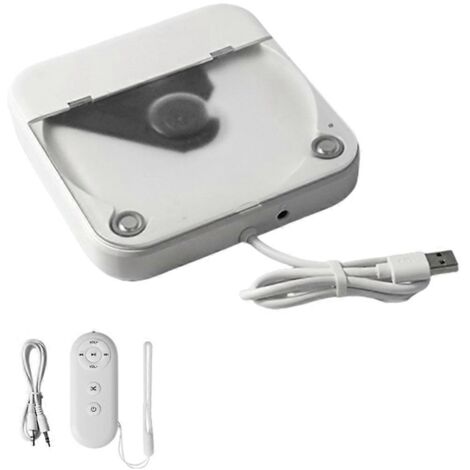Lecteur CD universel externe pour voiture - Lecteur CD portable blanc
