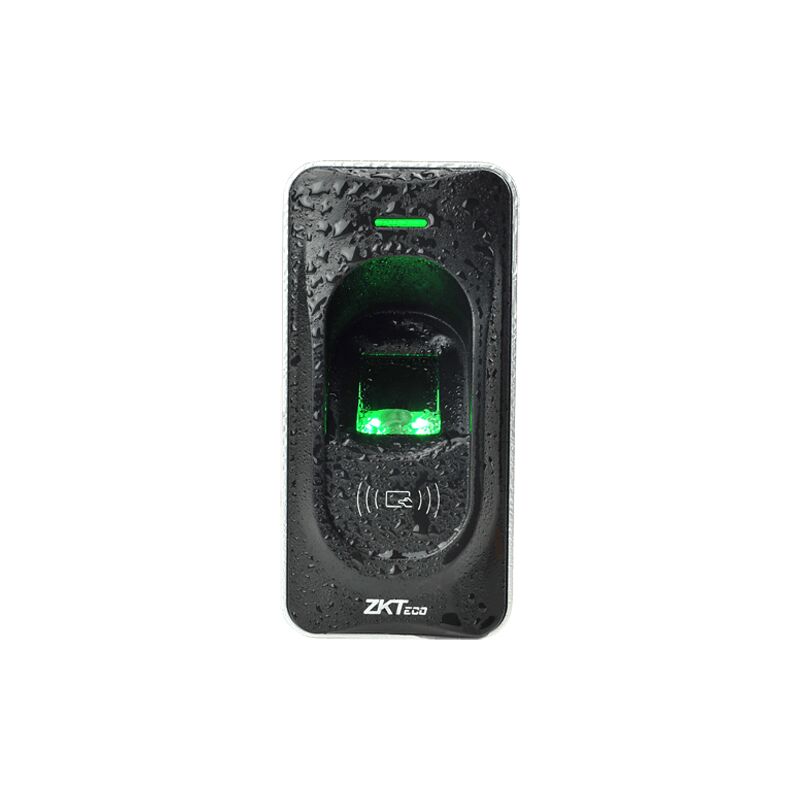 Lecteur d'accès - Accès par empreinte digitale et carte em - Indicateur led et sonore - RS485 - Compatible avec zk-inbio - Apte pour extérieur IP65