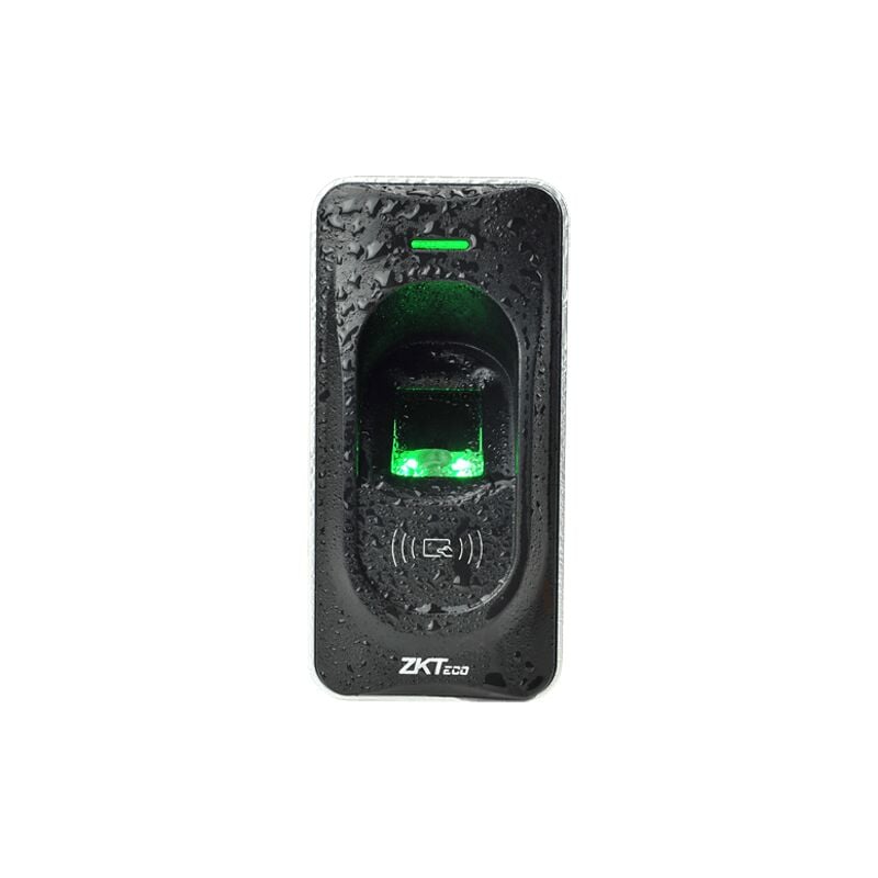 Lecteur d'accès - Accès par empreinte digitale et carte mf - Indicateur led et sonore - RS485 - Compatible avec zk-inbio - Apte pour extérieur IP65