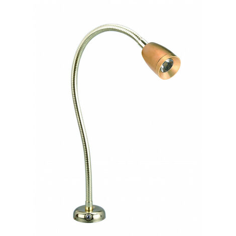 Lecteur de carte LED flexible laiton - - laiton