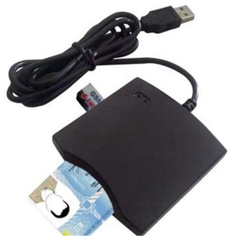 LECTEUR DE CARTE SMART USB PC/SC N68 Noir