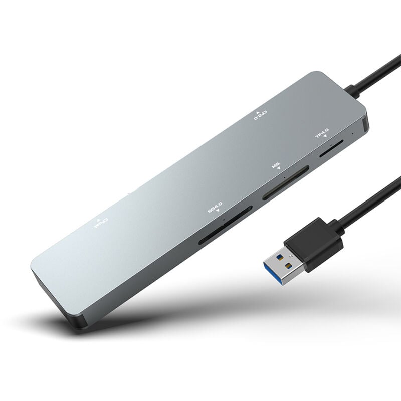 Lecteur de carte USB3.0 lecteur de carte multifonction CF/CFast/SD/ms/ TF 5 en 1