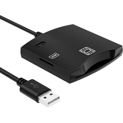 Lecteur de Cartes à Puce USB - Lecteur CAC - Plug and jouez Le Lecteur de