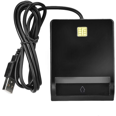 Lecteur de cartes intelligent pour ID, CAC, DNIE, ATM, IC, SIM - Compatible Windows