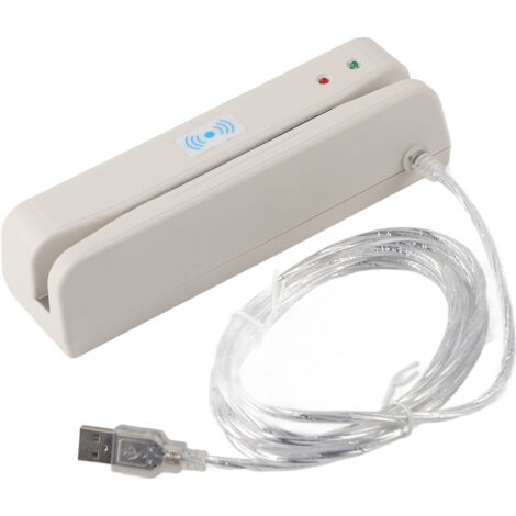 Lecteur de Cartes Léger USB Double Sens Pratique pour Systèmes Bancaires