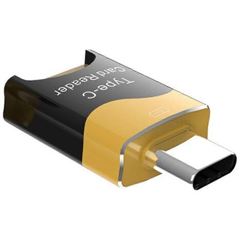 Lecteur de cartes Mini Type-C, port OTG mobile, clé USB Plug and Play --