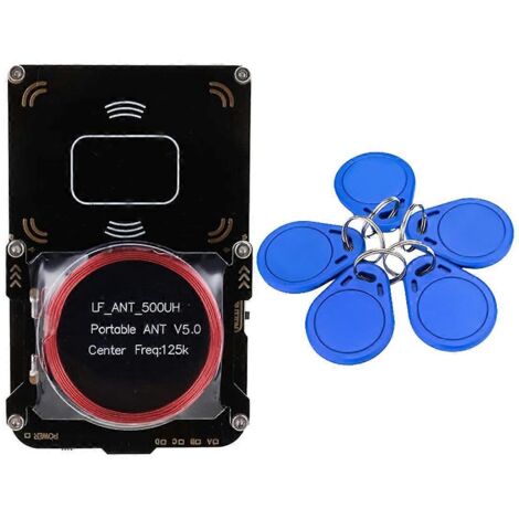 Lecteur de cartes RFID Proxmark3 + Porte-clés 5XCUID avec graveur de clés IC/ID RFID