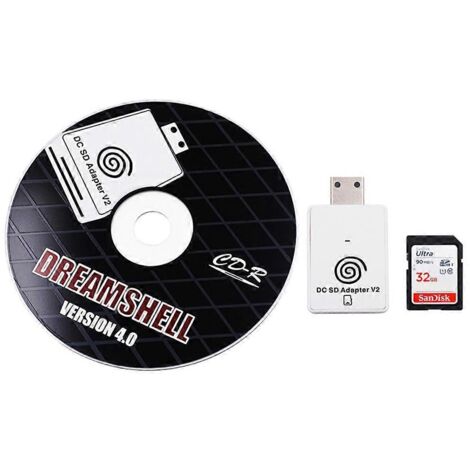 Lecteur de cartes SD/TF pour Sega Dreamcast et CD, chargeur Dreamshell