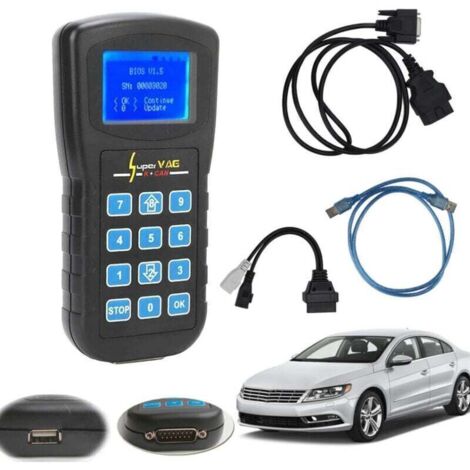 Lecteur de Code PIN de Diagnostic K + CAN V4.8 Correction de Kilométrage Remplacement pour Bora A6 A8 A4,de DEBUNS