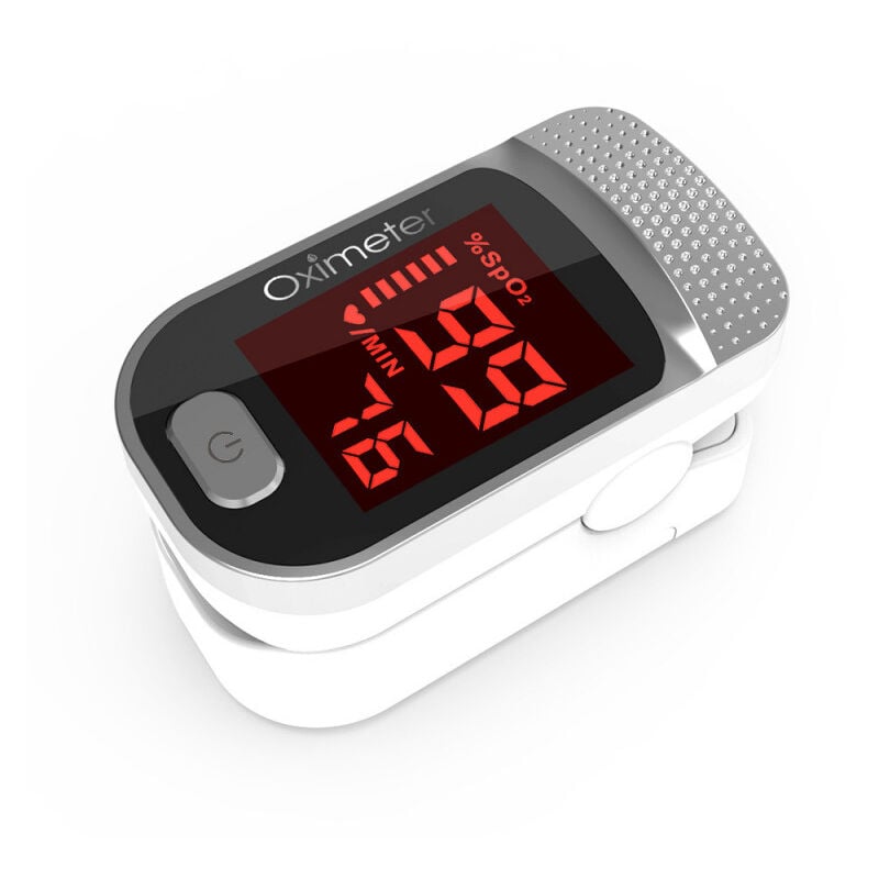 Oxymètre de doigt, test d'oxygène sanguin intelligent et portable, kit de test d'urgence Crea