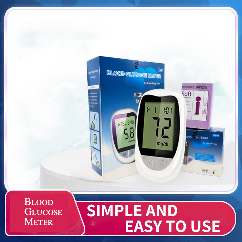Lecteur de glycémie, testeur de glycémie à domicile, aiguille de prélèvement sanguin, test sanguin