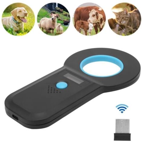Lecteur de puce animale Microchip portable RFID portable 134.2Khz / 125Khz scanner Bluetooth rechargeable Haute Qualité JN