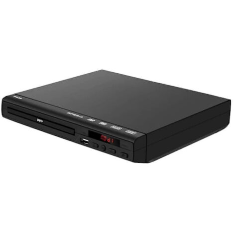 Lecteur DVD 2025 pour TV, lecteur DVD/CD multizone avec sortie AV, PAL/NTSC intégré, entrée USB, télécommande