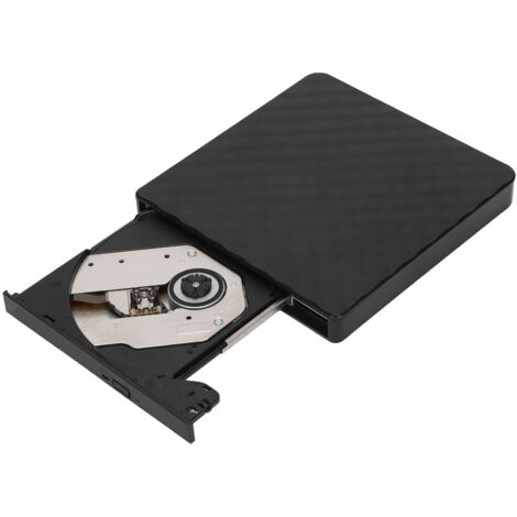 Lecteur DVD externe USB 3.0 ultra-mince pour ordinateurs portables et de bureau.
