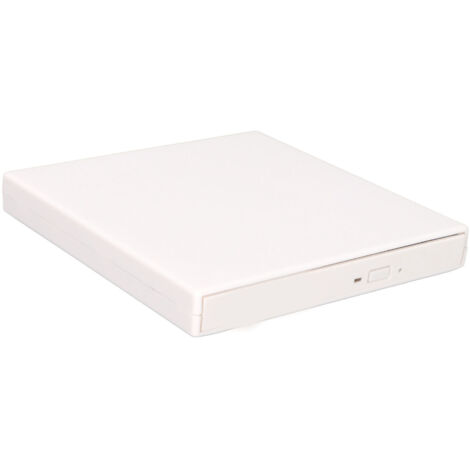 Lecteur DVD portable avec disque dur externe USB ultra-mince, compatible avec les ordinateurs portables et de bureau.