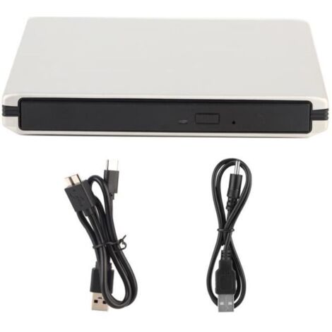 Lecteur DVD USB3.0 Blu-Ray DUOKON - Graveur externe - Lecture et gravure Blu-ray 3D