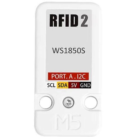 Lecteur/enregistreur RFID Mini M5Stack (2 unités) WS1850S, fréquence 13,56 MHz, pour systèmes de contrôle d'accès et systèmes d'enregistrement.