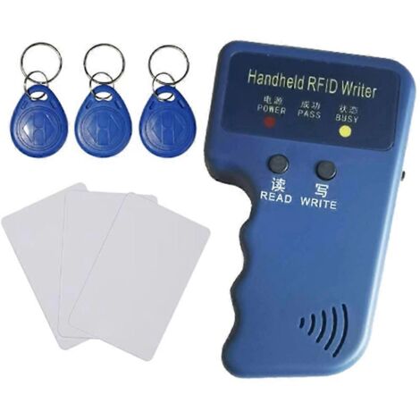 Lecteur-graveur de cartes 125 kHz pour photocopieur RFID avec 3 porte-clés --