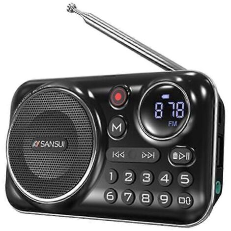 Lecteur MP3 compatible Bluetooth 5.0 avec prise en charge de l'enregistrement via antenne F21