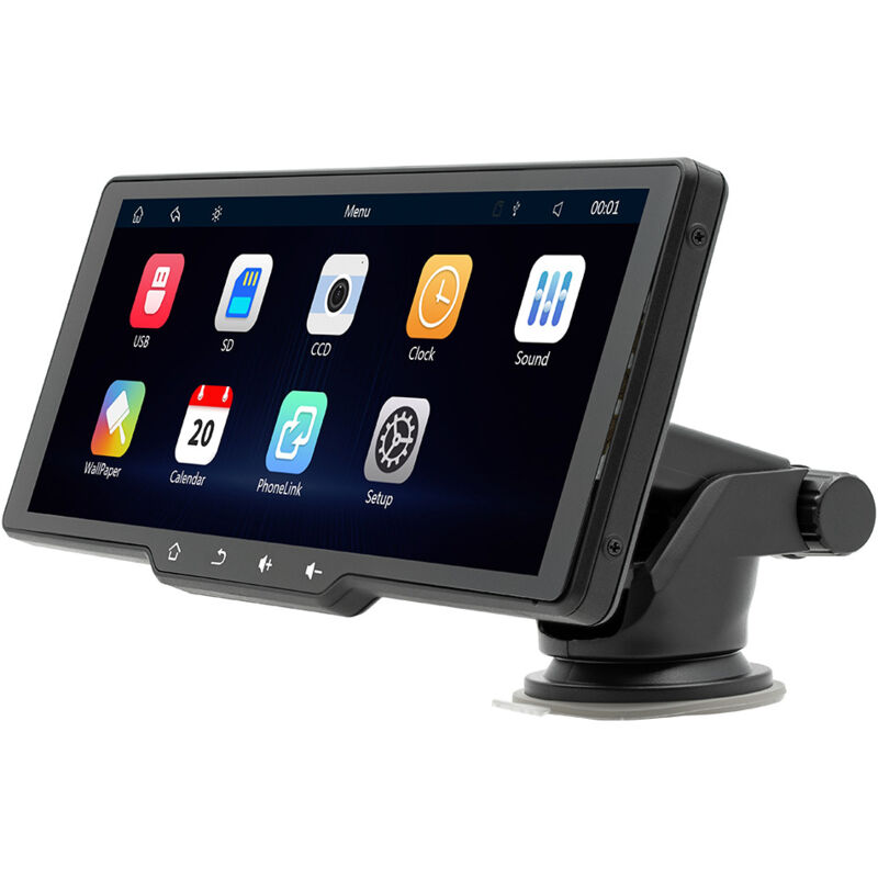 Lecteur multimédia Bluetooth pour voiture, écran haute définition sans fil Portable de 10.26 pouces, Mp5 Portable