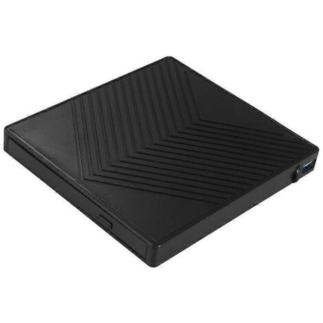 Lecteur optique externe CD/DVD avec lecteur de cartes TF/SD 6 en 1 pour PC