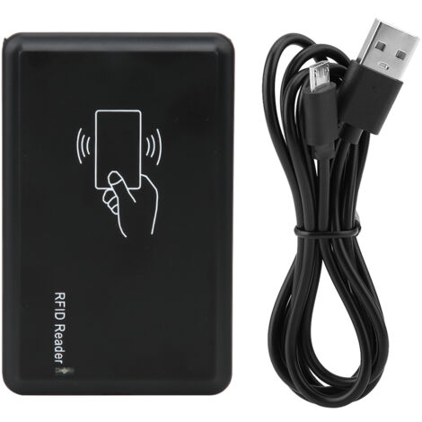 Lecteur RFID Lecteur de Carte d'identité Lecteur de Carte 125Khz USB 2.0 Alimenté par USB Portée de Détection de 3 à 8 cm