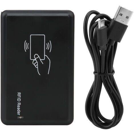 Lecteur RFID Lecteur de Carte d'identité Lecteur de Carte 125Khz USB 2.0 Alimenté par USB Portée de Détection de 3 à 8 cm