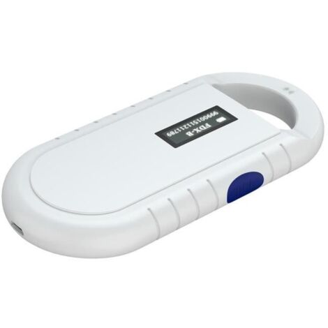 Lecteur RFID portatif pour animaux de compagnie - Romantic - Mini - Batterie rechargeable - ISO 11784/11785