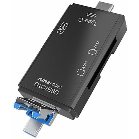 Lector de Tarjetas de Memoria Tipo-C y USB 3.0 para SD/Micro SD/Transflash/USB