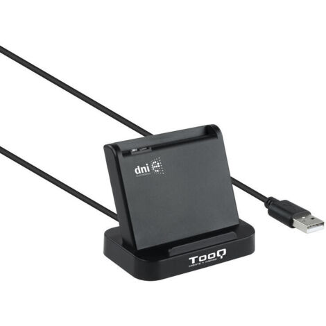 Lector de Tarjetas Inteligentes TooQ TQR-220B Negro