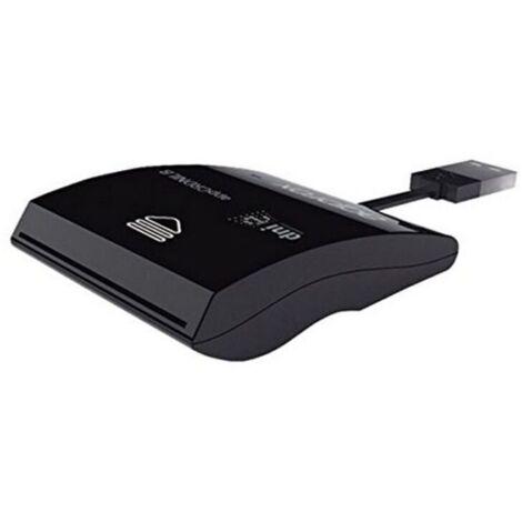 LECTOR DNIe EXTERNO APPROX USB 2.0 NEGRO Y TARJETA SANITARIA APPCRDNILBV2