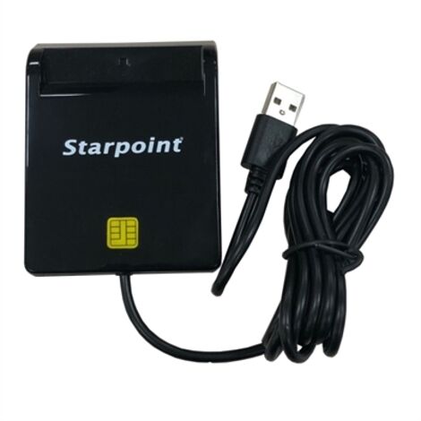Lector Tarjeta Chip STPSCRZW-1 USB Negro