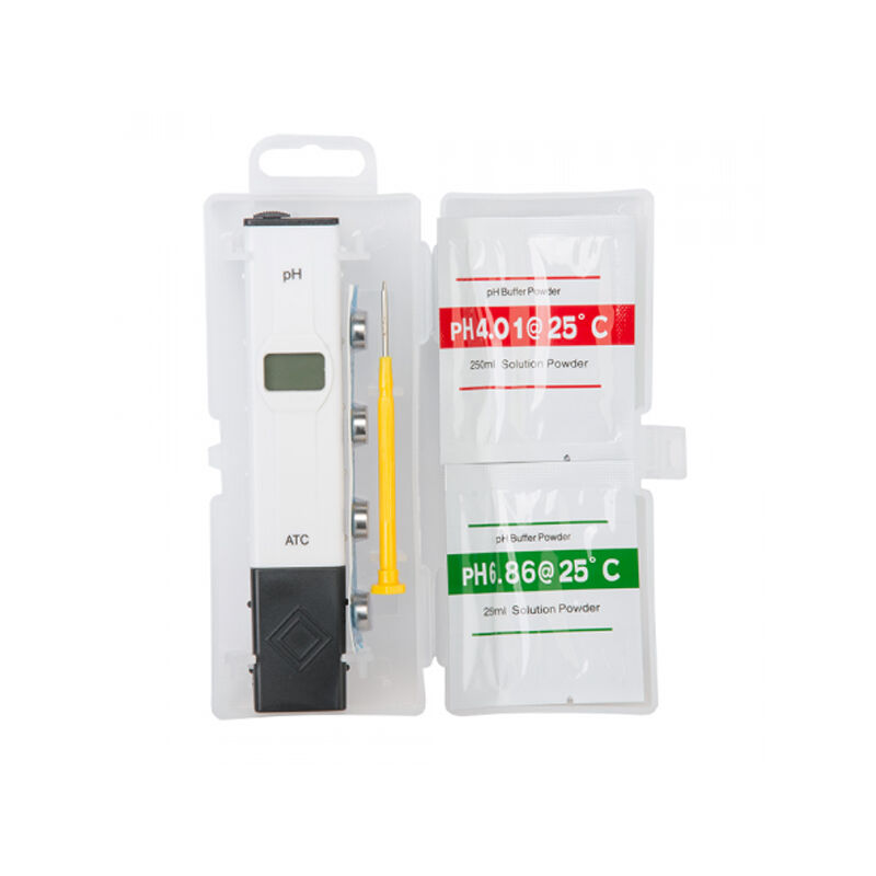 Compteur électronique d'acidité de l'eau mesurant le pH dans la plage de 0 à 14
