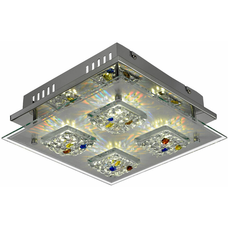 

Lámpara de techo LED de 12 vatios, lámpara de techo de cristal, lámpara de iluminación, lámpara Esto AGIO 9749000-4