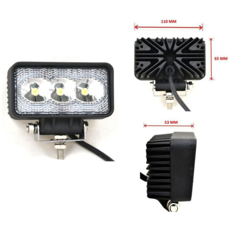 Универсален Мини Лед LED Халоген Фар Работна Лампа 12V - 24V за автомобил офроуд бус ван камион