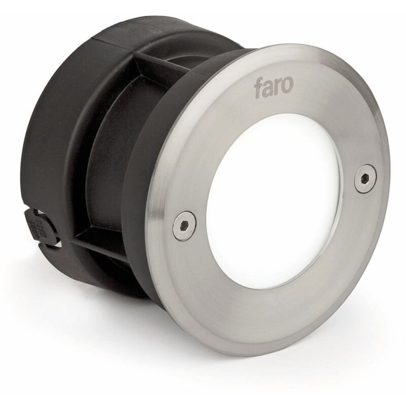 Faro Barcelona - LED-18 - Lampe encastrable au mur et sol noir mat de faro 71498N