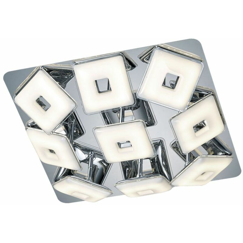 Image of Faretto da soffitto a LED 34 watt sala da pranzo cucina lampada cromata luci trio regolabili 675810906