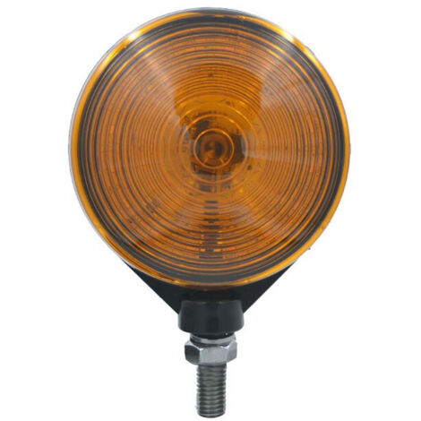 LED Лед Диоден Мигач, Флаш, Аварийна Светлина, 48W, 12V-24V, 109mm, За Трактор, Земеделски, Селскостопански машини
