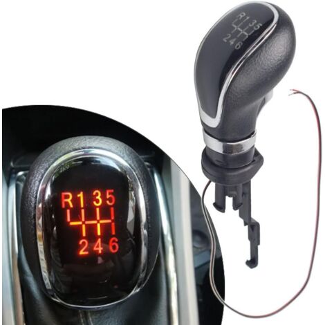 Led 5/6 Vitesses pommeau de levier de vitesse pour Buick Opel Astra Insignia 2009-2013 (6 Vitesses)
