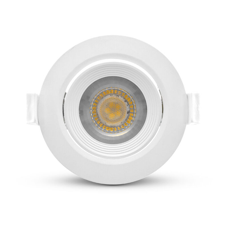 Vision-el - Spot led encastrable inclinable carat eco IP20 Noir - Ø120 x 50mm Ø90mm - 3000K Blanc chaud - 10W - 800 Lm Vision-el - Spot led encastrable inclinable carat eco IP20 Noir - Ø120 x 50mm Ø90mm - 3000K Blanc chaud - 10W - 800 Lm