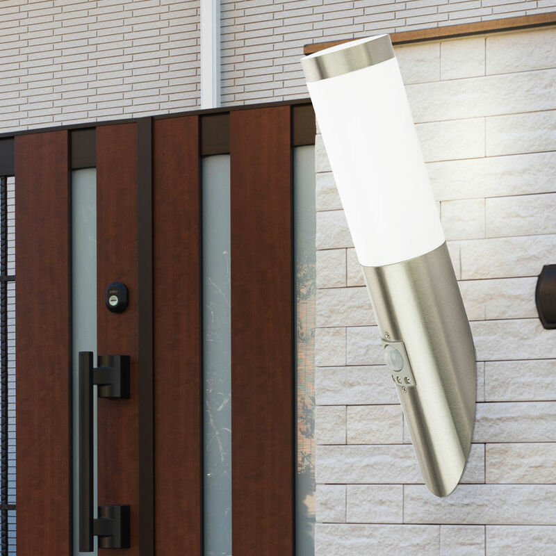 

Lámpara de pared de acero inoxidable LED de 7 vatios, lámpara de detección de movimiento con foco de iluminación