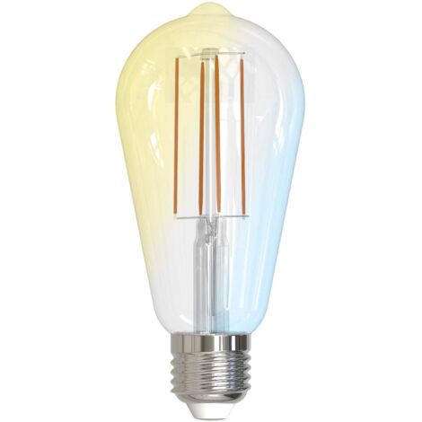 LED à intensité variable 'Filament E27 St64' en verre