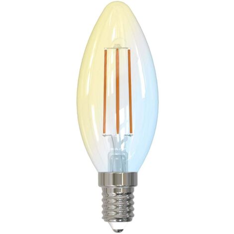 LED à intensité variable 'LED-Filamentlampe E14' en verre