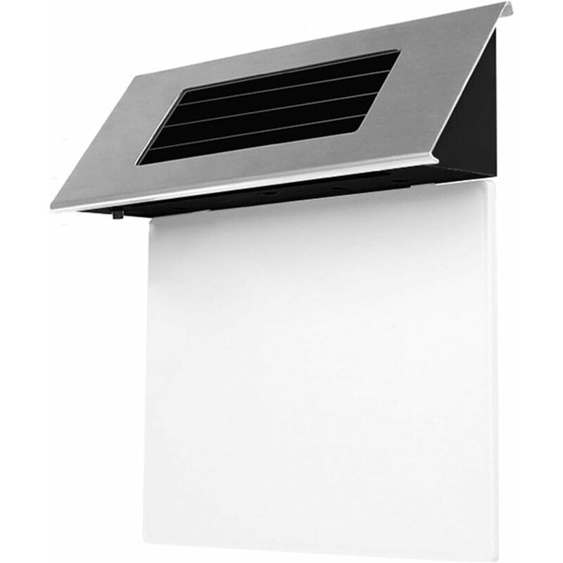 Led Address Sign led Solar Doorplate Wall Light Number Lights Home Door Lamp Stainless Steel House Waterproof Outdoor Garden Yard Decoration