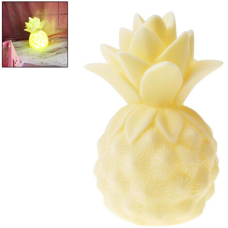 LED-Ananas-Nachttischlampe, hell fürs Kinderzimmer