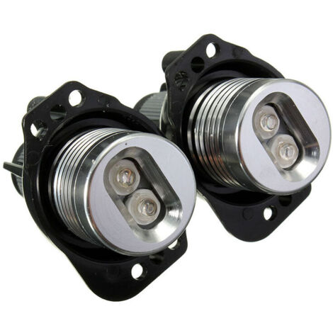 LED Angel Eyes LED Light 2pcs 12W Halo Ring Marker Light Angel Eyes Ampoules pour E90 E91 2005-2008 Lampes Auto LED Phares Feux de jour Lumière bleue