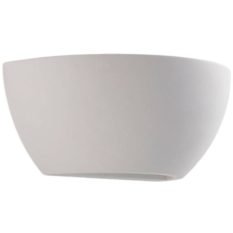 Applique Murale à intensité variable 'Jimmy' en plâtre pour salon & salle à manger