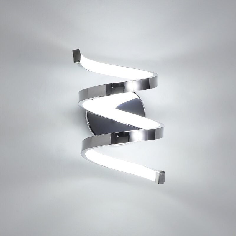 LED Applique Murale, 18W Moderne Lampe Murale Interieur, Luminaire Mural 1440LM 6000K Lumière Blanche Froide pour le salon chambre Hall Escalier